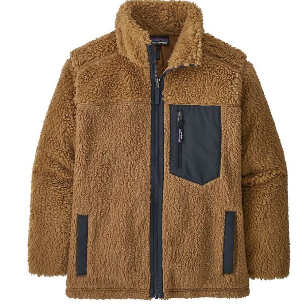 $229 Patagonia Retro-X Pile Fleece Zip Up Jacket Women's Size Large‎ Nest Brown
